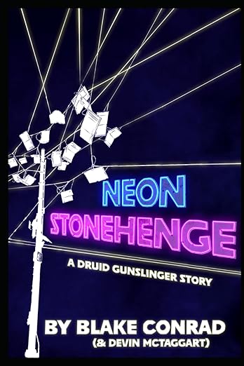 Autographed copy of Neon Stonehenge